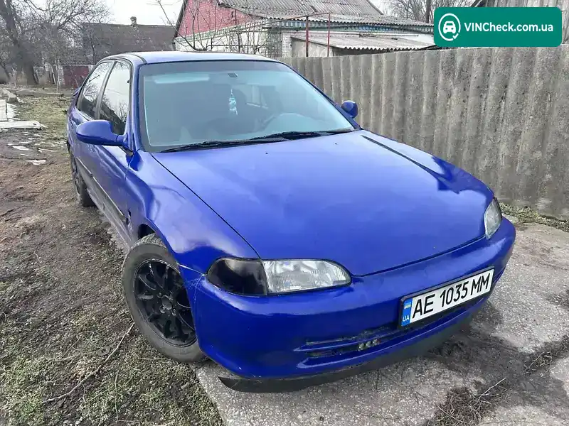 Honda Civic 1992, фото з оголошення 1 з 10, VIN JHMEG85400S020149