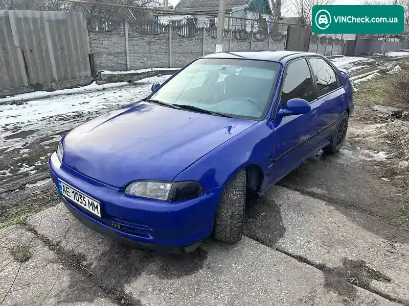Honda Civic 1992, фото з оголошення 2 з 10, VIN JHMEG85400S020149