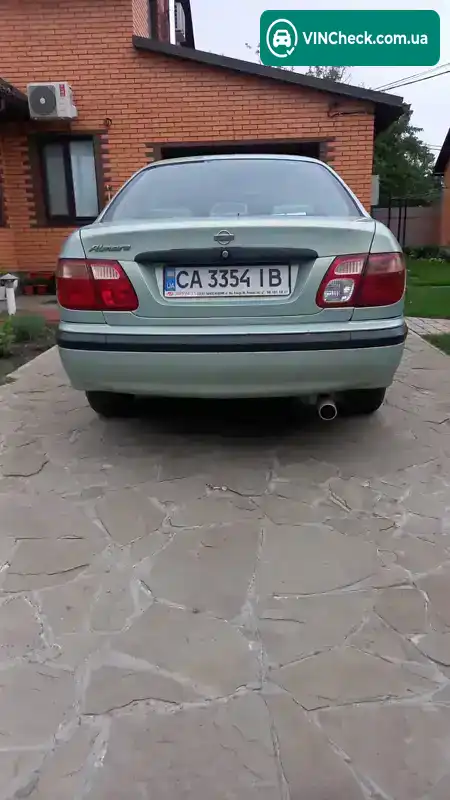 Nissan Almera 2002, фото з оголошення 2 з 11, VIN SJNBBAN16U0317139