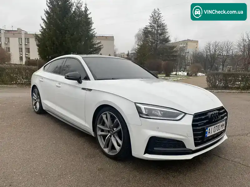 Audi A5 Sportback 2019, фото з оголошення 1 з 20, VIN WAUENCF53KA077435