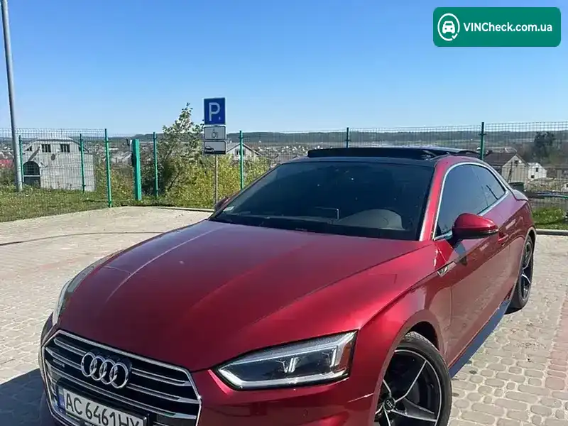 Audi A5 2018, фото з оголошення 1 з 12, VIN WAUTNAF50KA017382