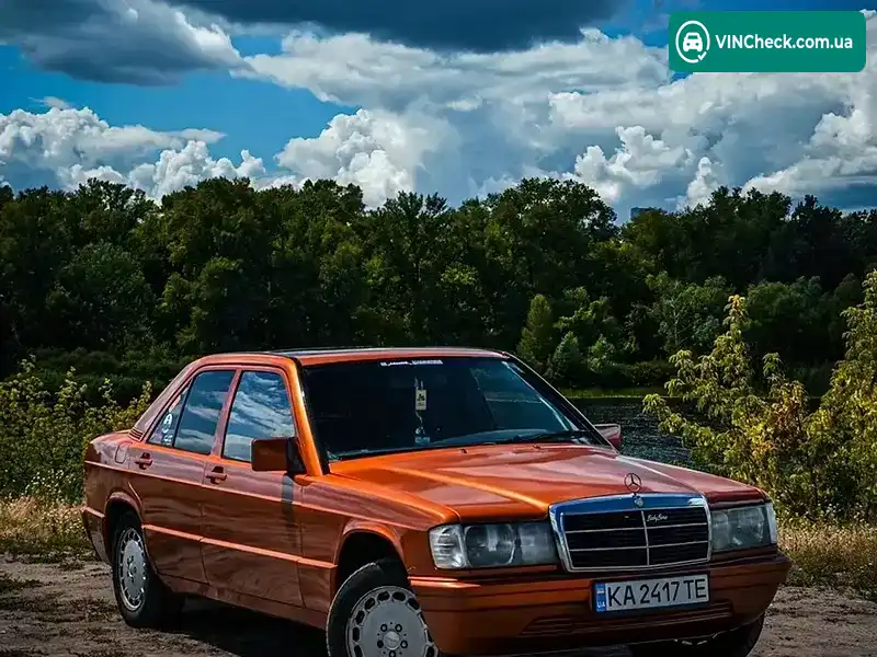 Mercedes-Benz 190 1989, фото з оголошення 1 з 6, VIN WDB20102412007128