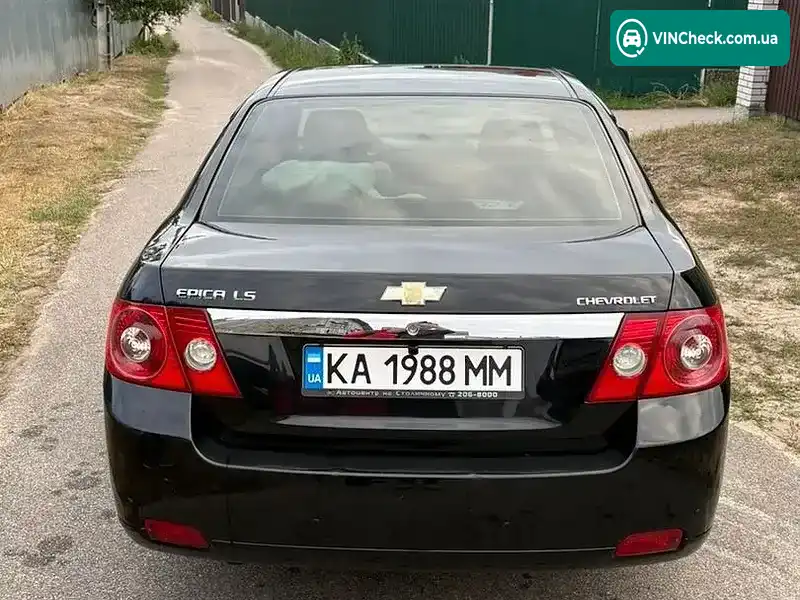 Chevrolet Epica 2007, фото з оголошення 2 з 20, VIN KL1LF69KE7B033364