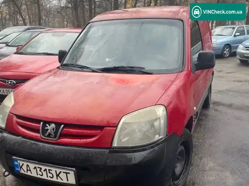 Peugeot Partner 2006, фото з оголошення 2 з 9, VIN VF3GBKFWC96196988