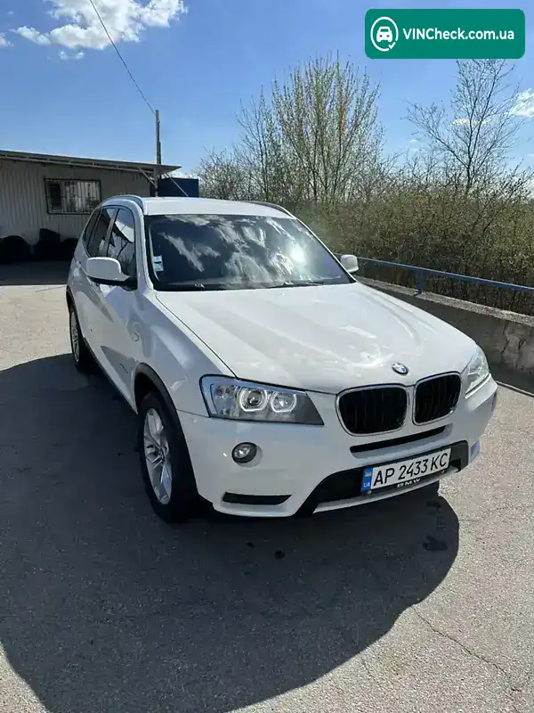 BMW X3 2013, фото з оголошення 1 з 21, VIN WBAWY310X00F24033