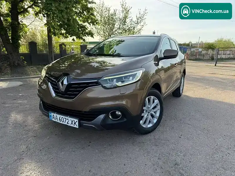 Renault Kadjar 2016, фото з оголошення 1 з 21, VIN VF1RFE00356040515