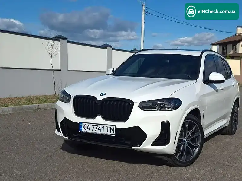 BMW X3 2021, фото з оголошення 2 з 18, VIN 5UX43DP05N9J15863