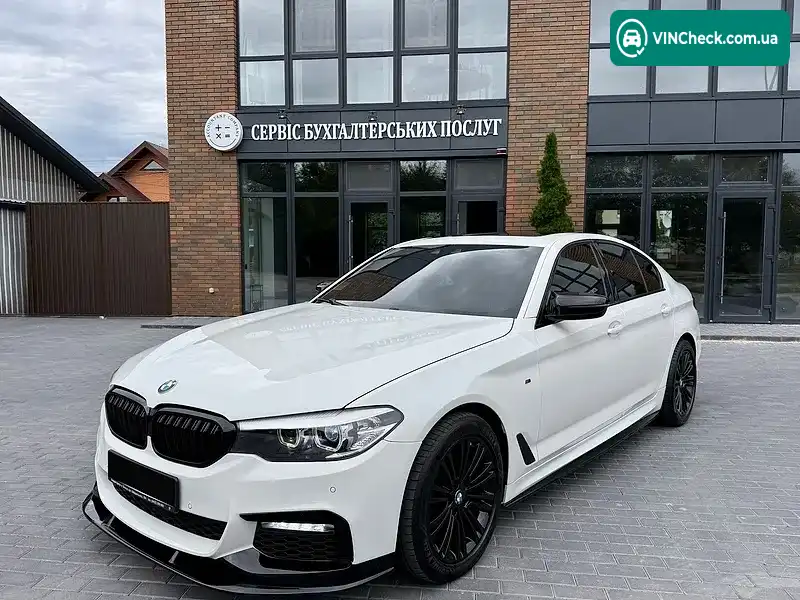BMW 5 Series 2018, фото з оголошення 1 з 20, VIN WBAJA5C53KWW16956