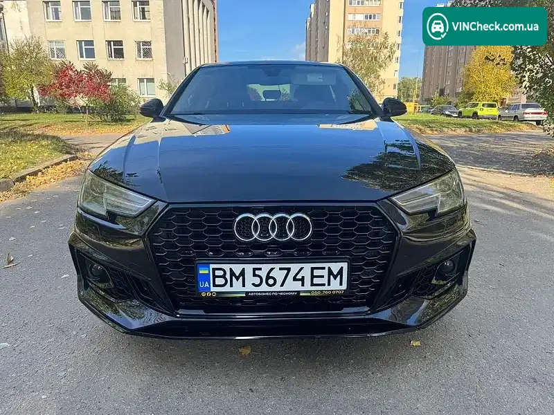 Audi A4 2018, фото з оголошення 1 з 10, VIN WAUKMAF42JN012732