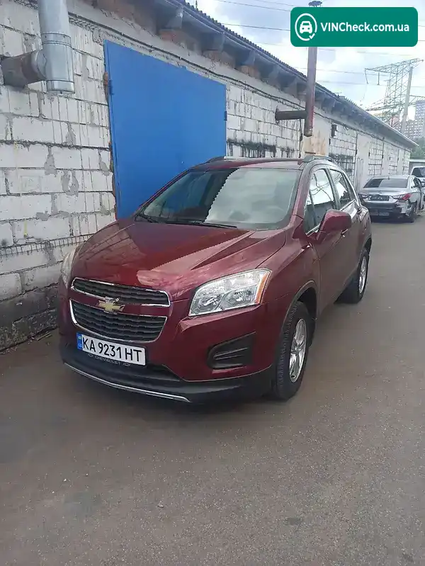 Chevrolet Trax 2014, фото з оголошення 1 з 4, VIN 3GNCJREB7EL175288