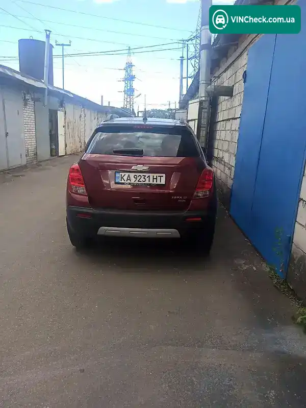 Chevrolet Trax 2014, фото з оголошення 2 з 4, VIN 3GNCJREB7EL175288