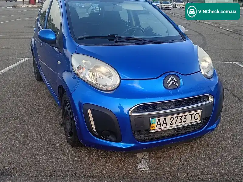 Citroen C1 2012, фото з оголошення 1 з 16, VIN VF7PNCFB0CR500620