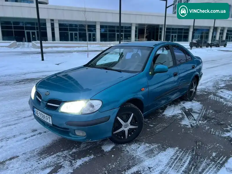 Nissan Almera 2001, фото з оголошення 1 з 9, VIN JN1CFAN16Z0008262