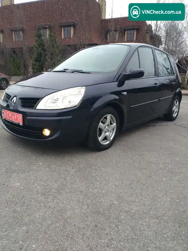 Renault Scenic 2008, фото з оголошення 2 з 20, VIN VF1JM1R0A39500296