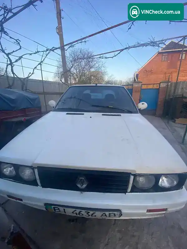 Renault 11 1986, фото з оголошення 2 з 14, VIN VF1B37400G0517199