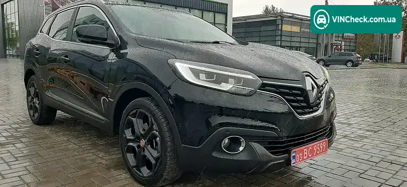 Renault Kadjar 2016, фото з оголошення 1 з 20, VIN VF1RFE00455886108