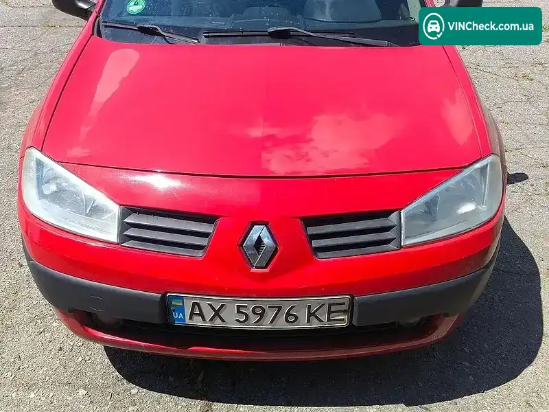Renault Megane 2004, фото з оголошення 1 з 9, VIN VF1KM0C0H31715876