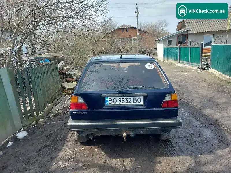 Volkswagen Golf 1987, фото з оголошення 2 з 4, VIN WVWZZZ19ZHW368074