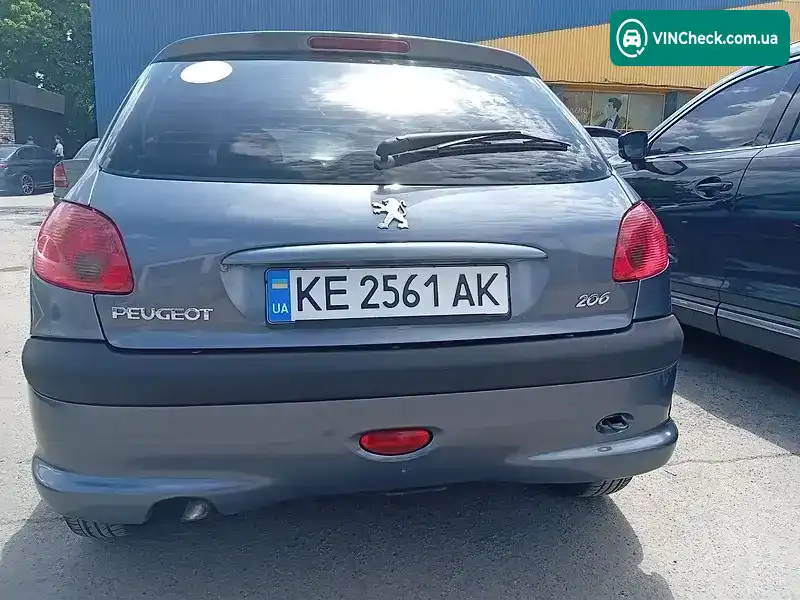 Peugeot 206 2006, фото з оголошення 1 з 13, VIN VF32AKFWR47619381