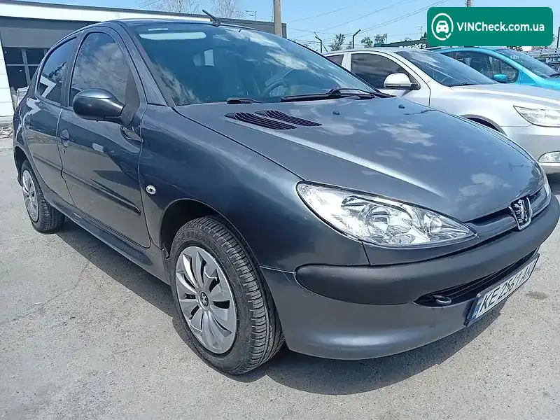 Peugeot 206 2006, фото з оголошення 2 з 13, VIN VF32AKFWR47619381