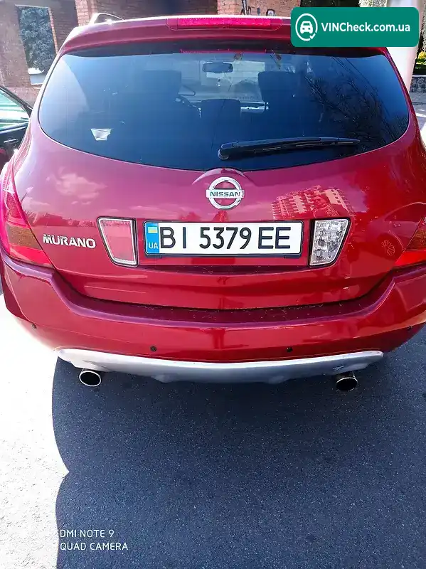 Nissan Murano 2005, фото з оголошення 1 з 5, VIN JN1TANZ50U0012605