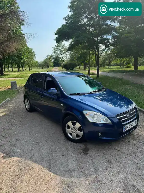 Kia Ceed 2007, фото з оголошення 2 з 20, VIN U5YFF24237L068160