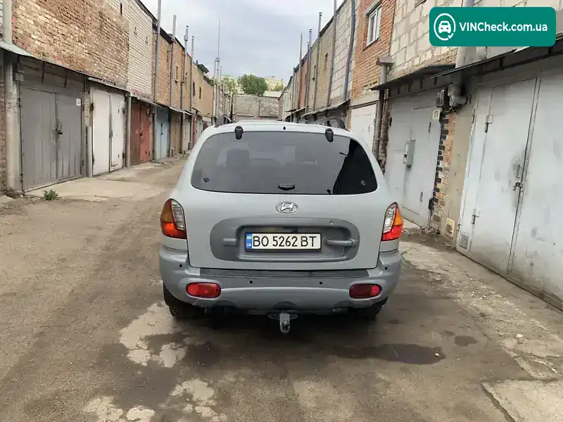 Hyundai Santa FE 2002, фото з оголошення 2 з 3, VIN KMHSC81VP2U226819