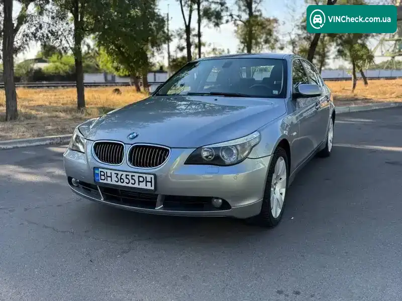 BMW 5 Series 2006, фото з оголошення 1 з 12, VIN WBANM71020CP19148