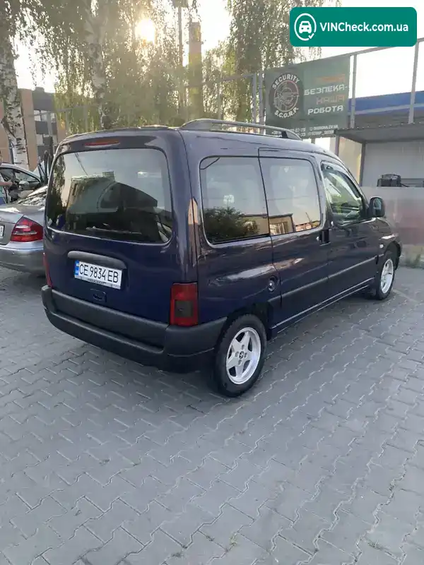 Peugeot Partner 2002, фото з оголошення 2 з 20, VIN VF35CRHYF60486017