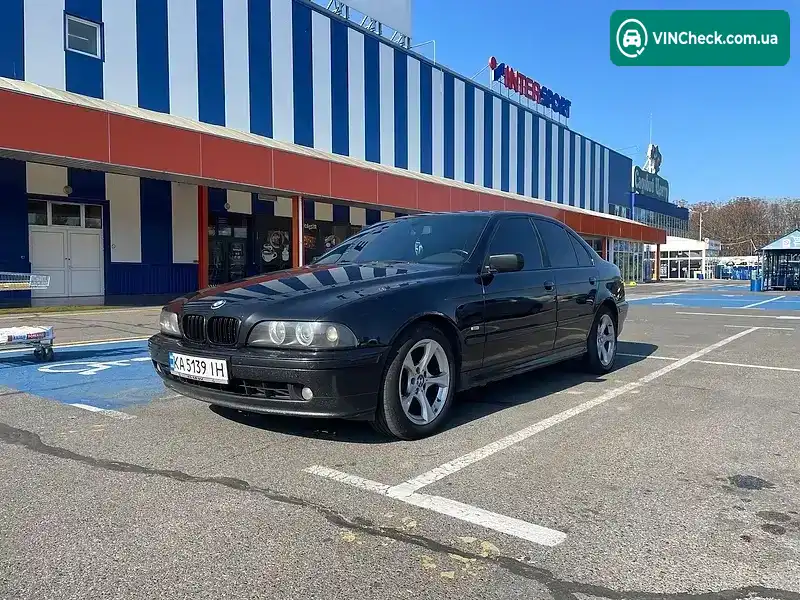 BMW 5 Series 2002, фото з оголошення 1 з 20, VIN WBAHB51040GH00751