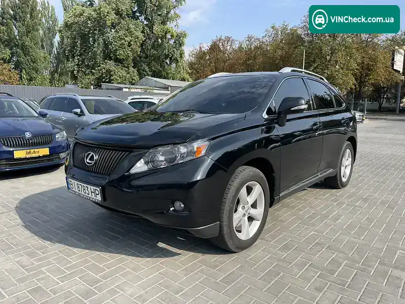 Lexus RX 2010, фото з оголошення 1 з 14, VIN 2T2BK1BA2AC046009