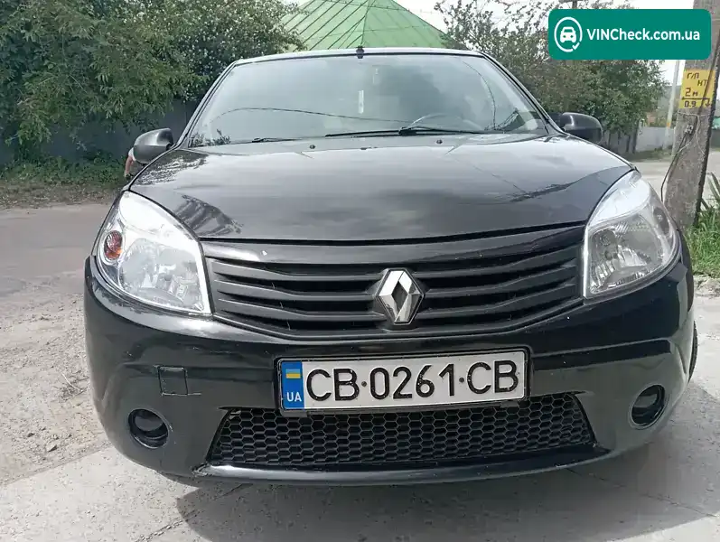 Renault Sandero 2010, фото з оголошення 1 з 9, VIN VF1BSRAAH43267760