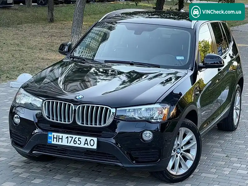 BMW X3 2016, фото з оголошення 1 з 20, VIN 5UXWX9C52H0T00599