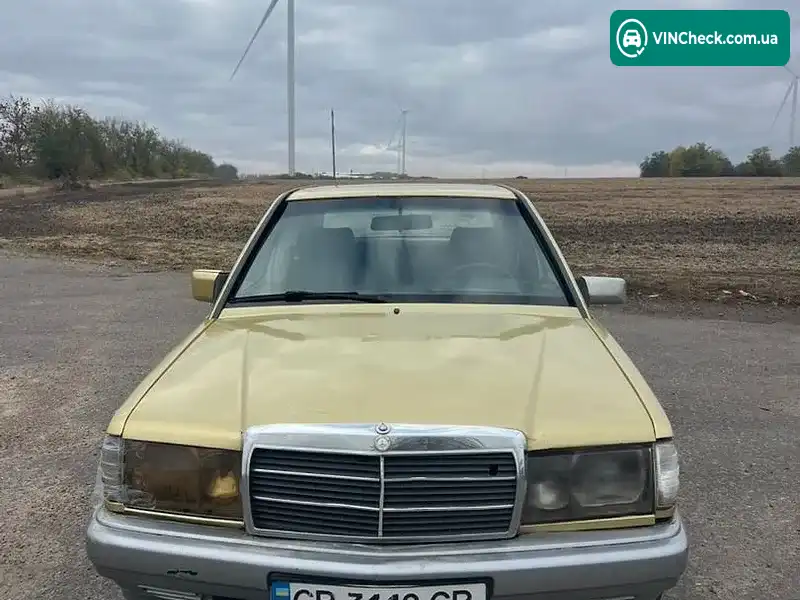 Mercedes-Benz 190 1984, фото з оголошення 1 з 15, VIN WBD2010221A112723