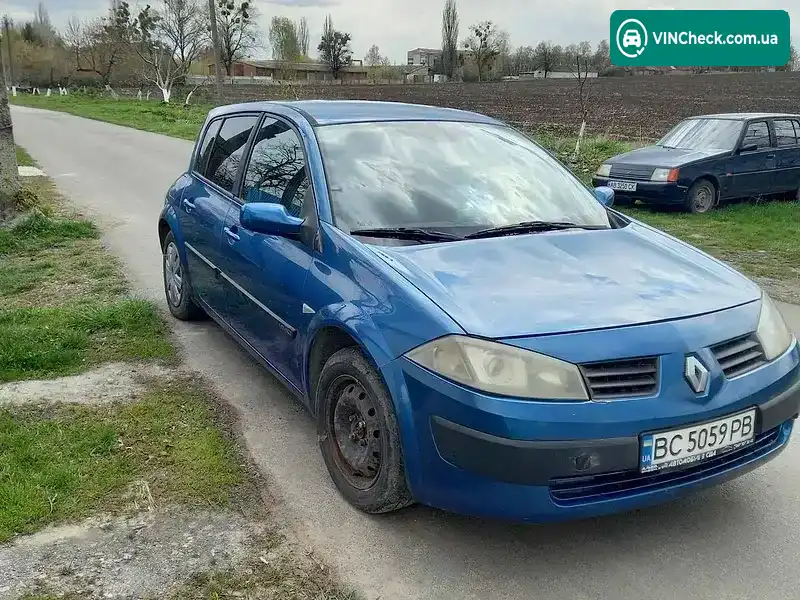 Renault Megane 2003, фото з оголошення 2 з 7, VIN VF1BM0G0628414904