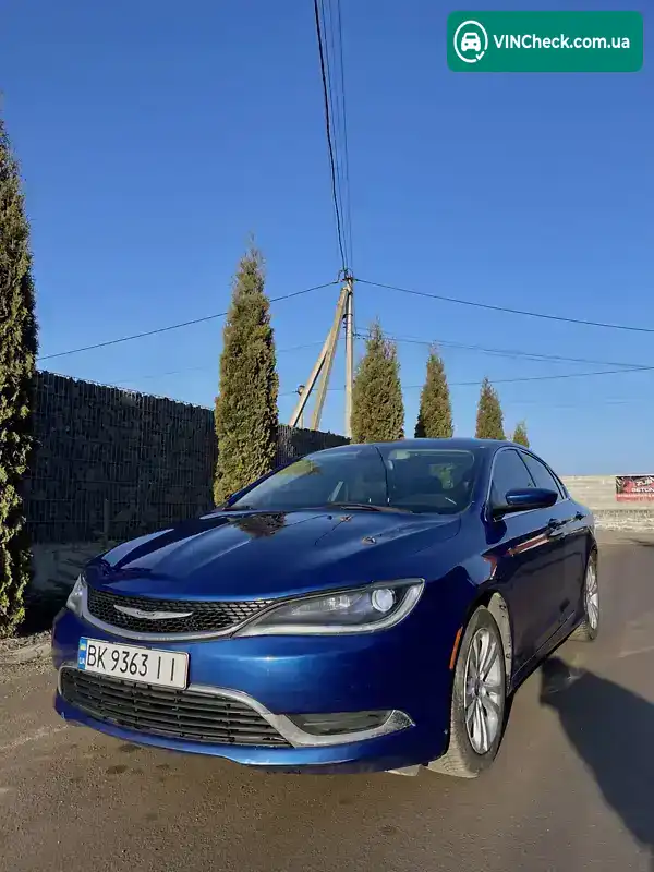 Chrysler 200 2016, фото з оголошення 1 з 12, VIN 1C3CCCAB9HN508069