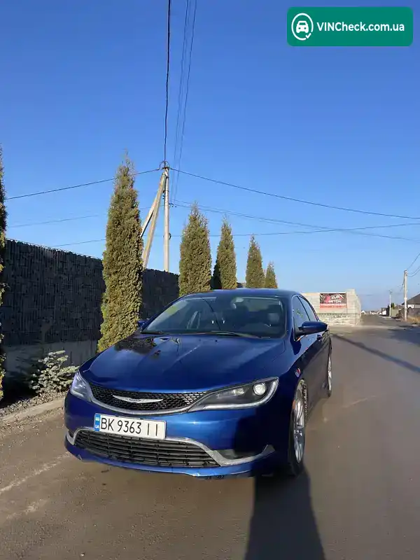 Chrysler 200 2016, фото з оголошення 2 з 12, VIN 1C3CCCAB9HN508069