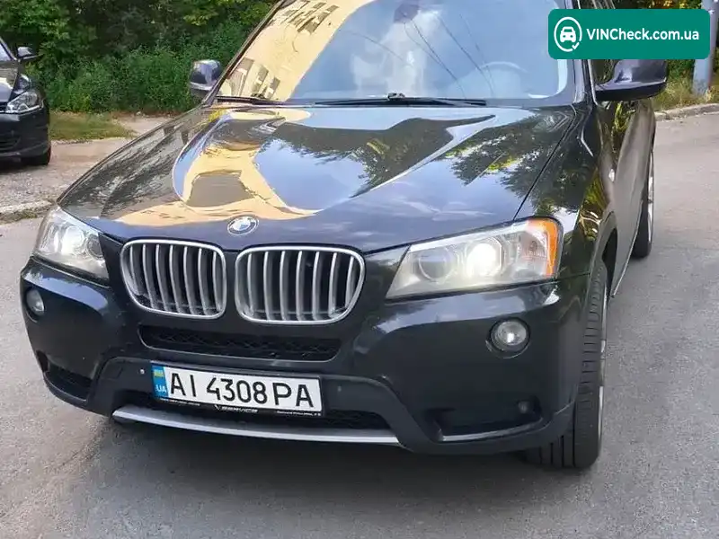 BMW X3 2011, фото з оголошення 1 з 10, VIN 5UXWX7C54BLT78442