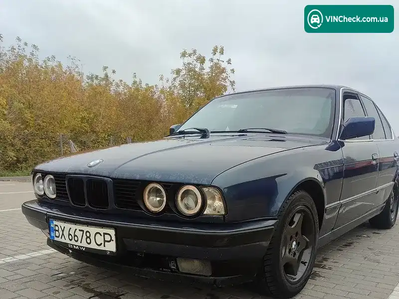 BMW 5 Series 1992, фото з оголошення 1 з 10, VIN WBAHB51040BD84782