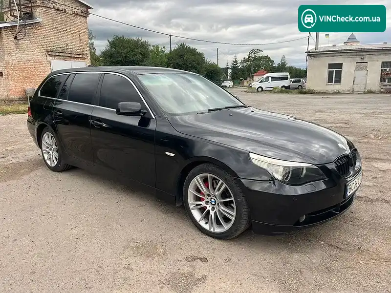 BMW 5 Series 2005, фото з оголошення 1 з 15, VIN WBANJ71000CR15162