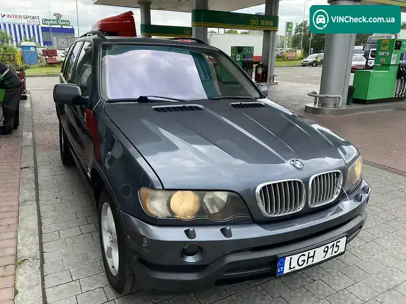BMW X5 2002, фото з оголошення 1 з 20, VIN WBAFA71070LN26345