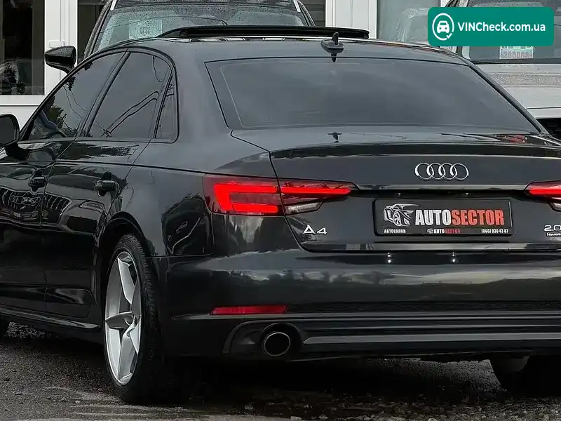 Audi A4 2018, фото з оголошення 2 з 20, VIN WAUDNAF48JA139823