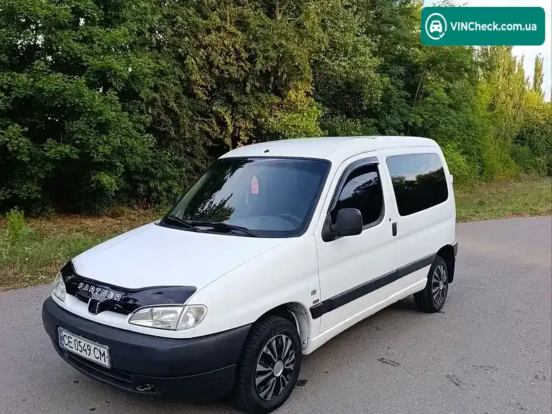 Peugeot Partner 2002, фото з оголошення, VIN VF35BRHYF60497348