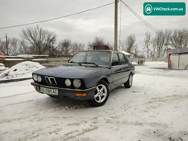 BMW 5 Series 1985, фото з оголошення 1 з 12, VIN WBADK510909344278