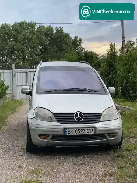 Mercedes-Benz Vaneo 2002, фото з оголошення, VIN WDB4147001N206043