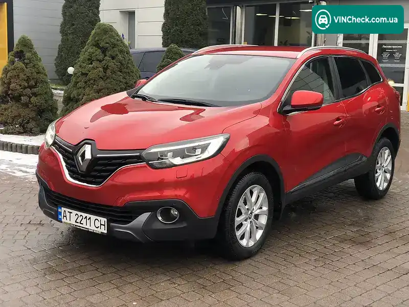 Renault Kadjar 2016, фото з оголошення 1 з 14, VIN VF1RFE00756040565