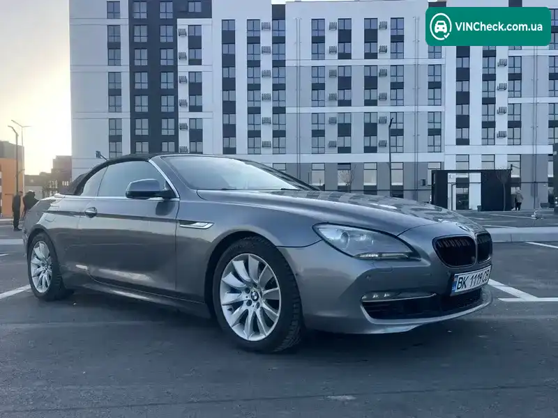 BMW 6 Series 2011, фото з оголошення 1 з 20, VIN WBALW71080C957099