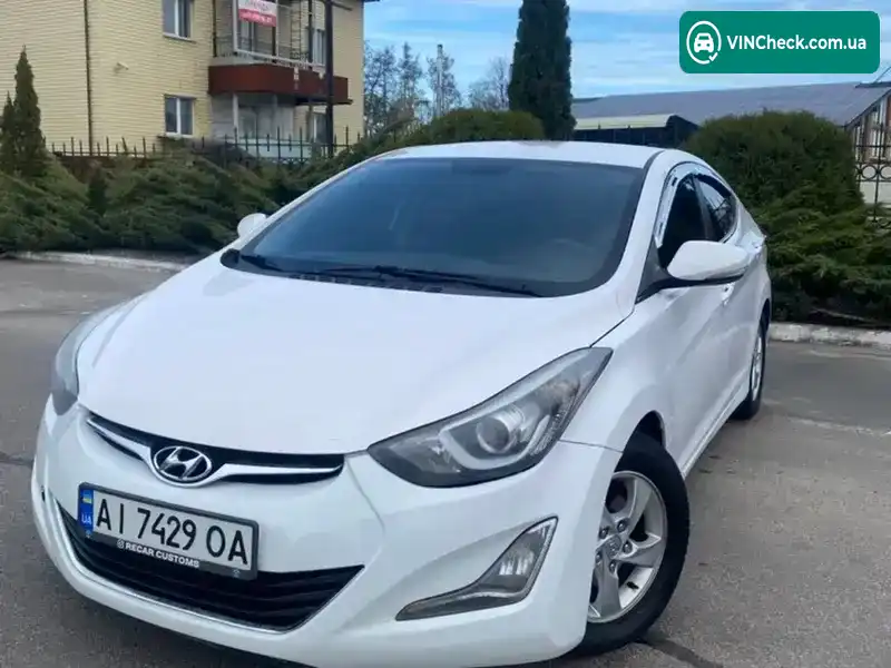 Hyundai Avante 2014, фото з оголошення 2 з 19, VIN KMHDG41LBFU274225