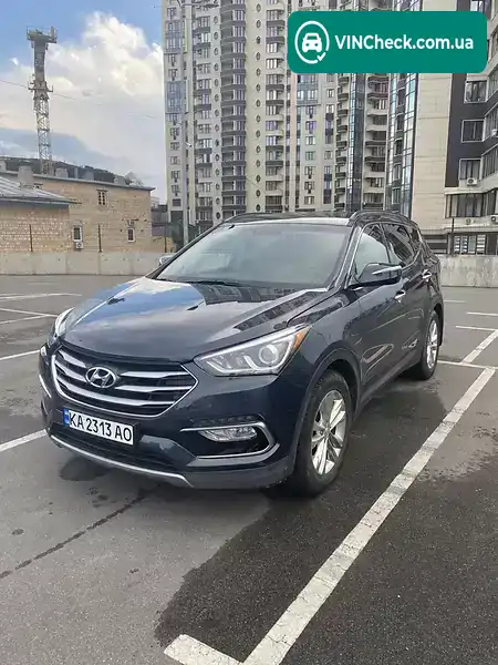 Hyundai Santa FE 2017, фото з оголошення 1 з 19, VIN 5XYZU4LA6HG466352
