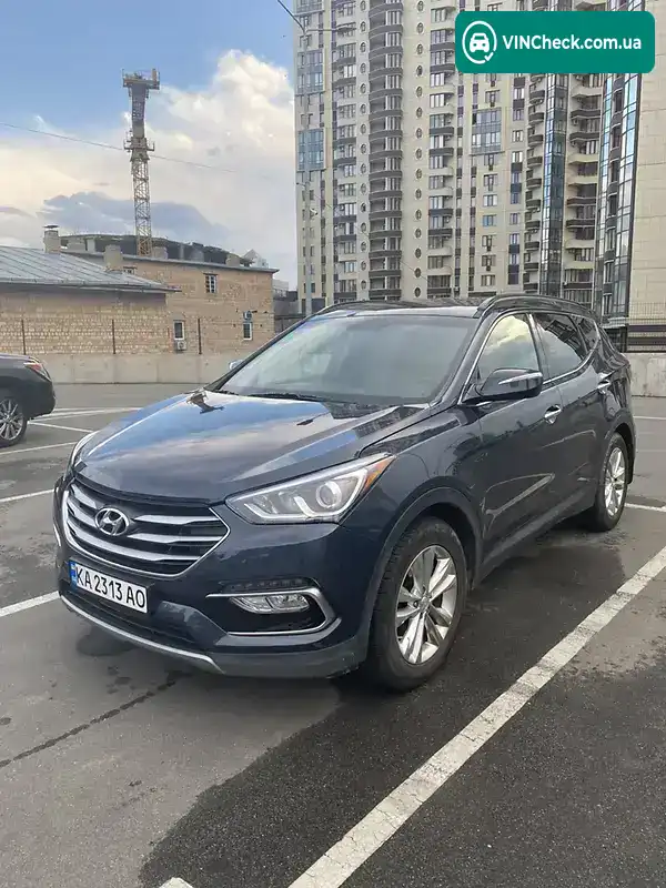 Hyundai Santa FE 2017, фото з оголошення 2 з 19, VIN 5XYZU4LA6HG466352